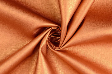 Kunstleder, Lederimitat, metallic, kupfer, 0,5 m